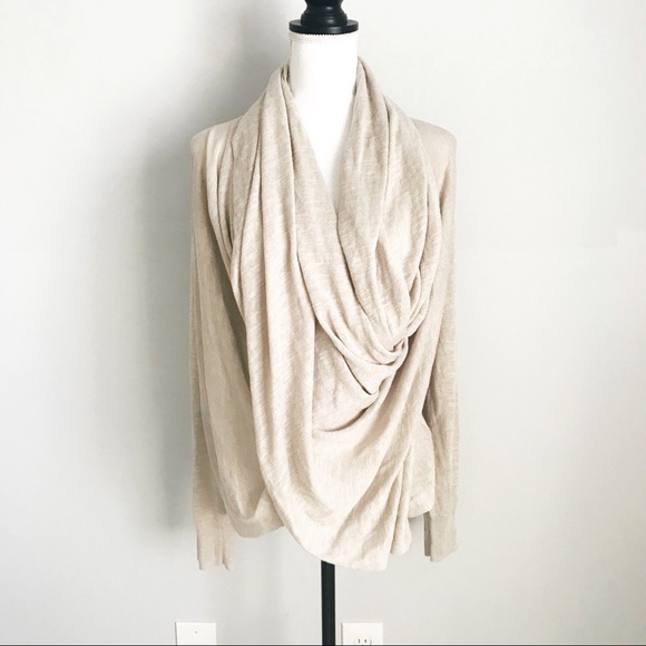 J Jill Wrap Scarf Sweater 